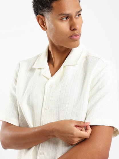 Textured Short Sleeve Shirt