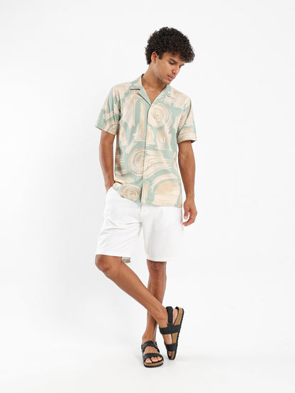 Faded Brush Short Sleeve Shirt