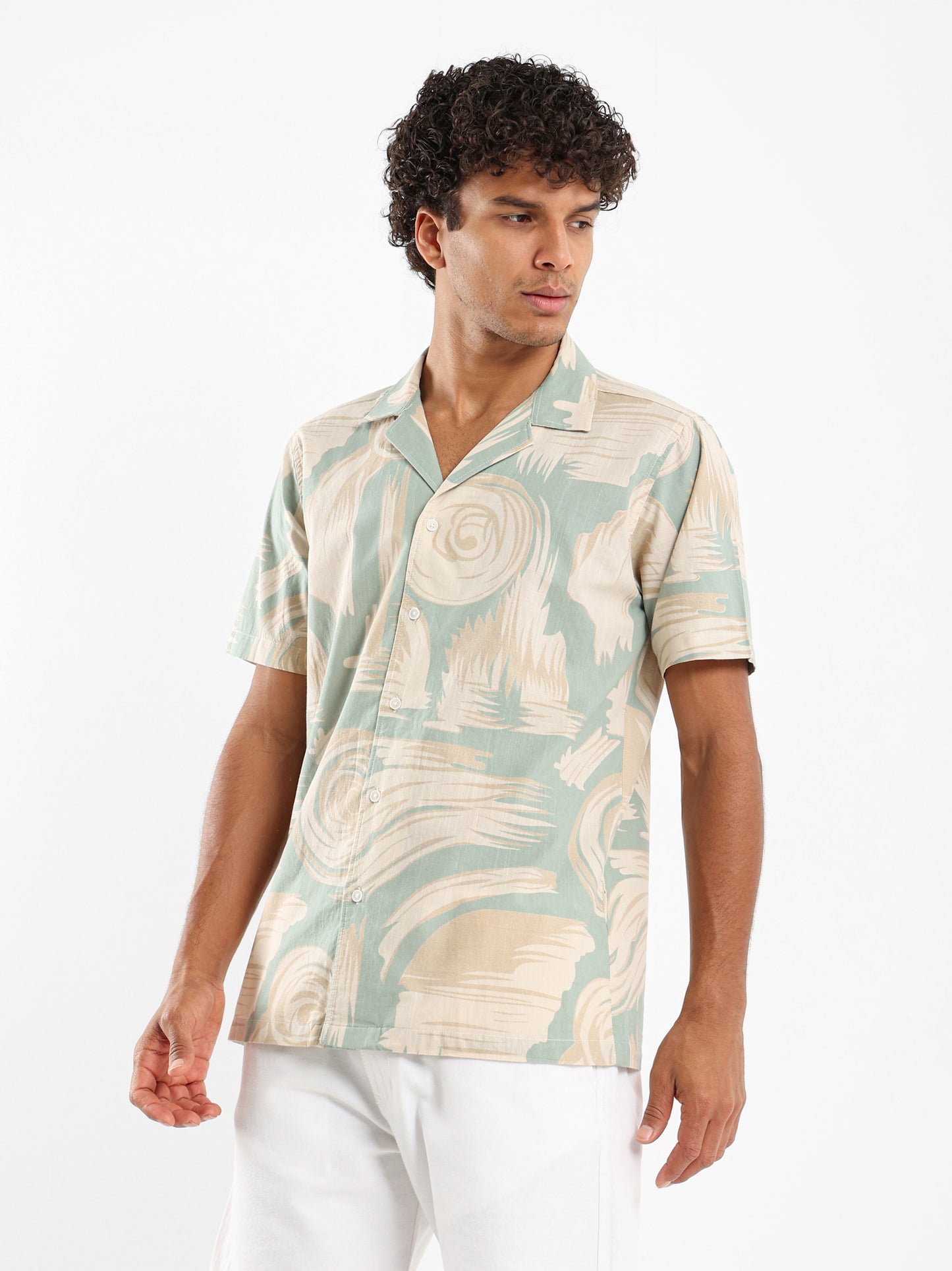 Faded Brush Short Sleeve Shirt