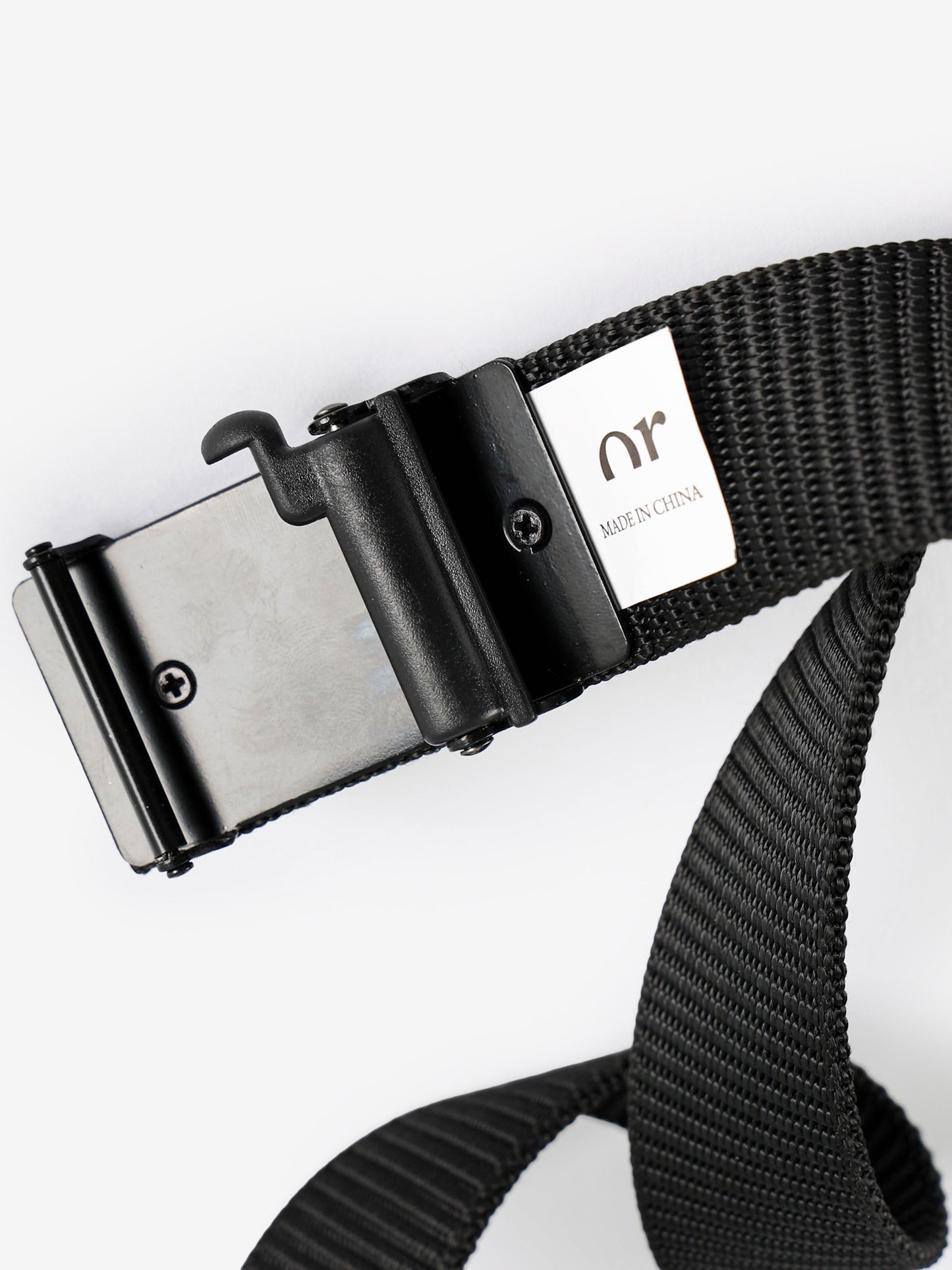 Casual Woven Belt with Metal Buckle