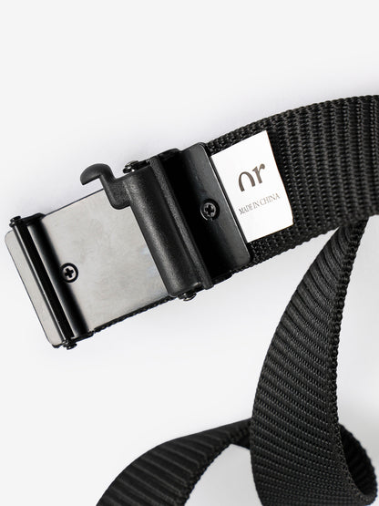 Casual Woven Belt with Metal Buckle