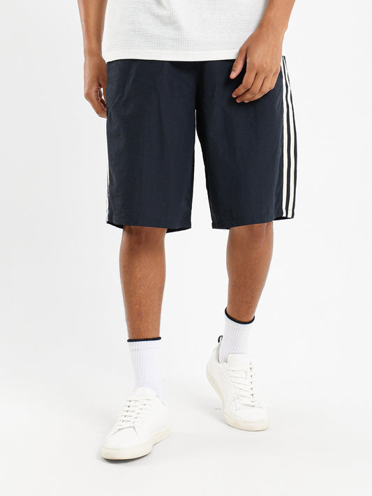 Above Knee Short with Side Stripes