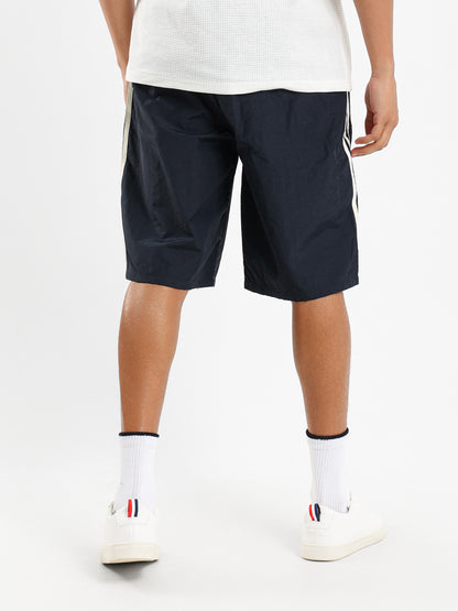 Above Knee Short with Side Stripes