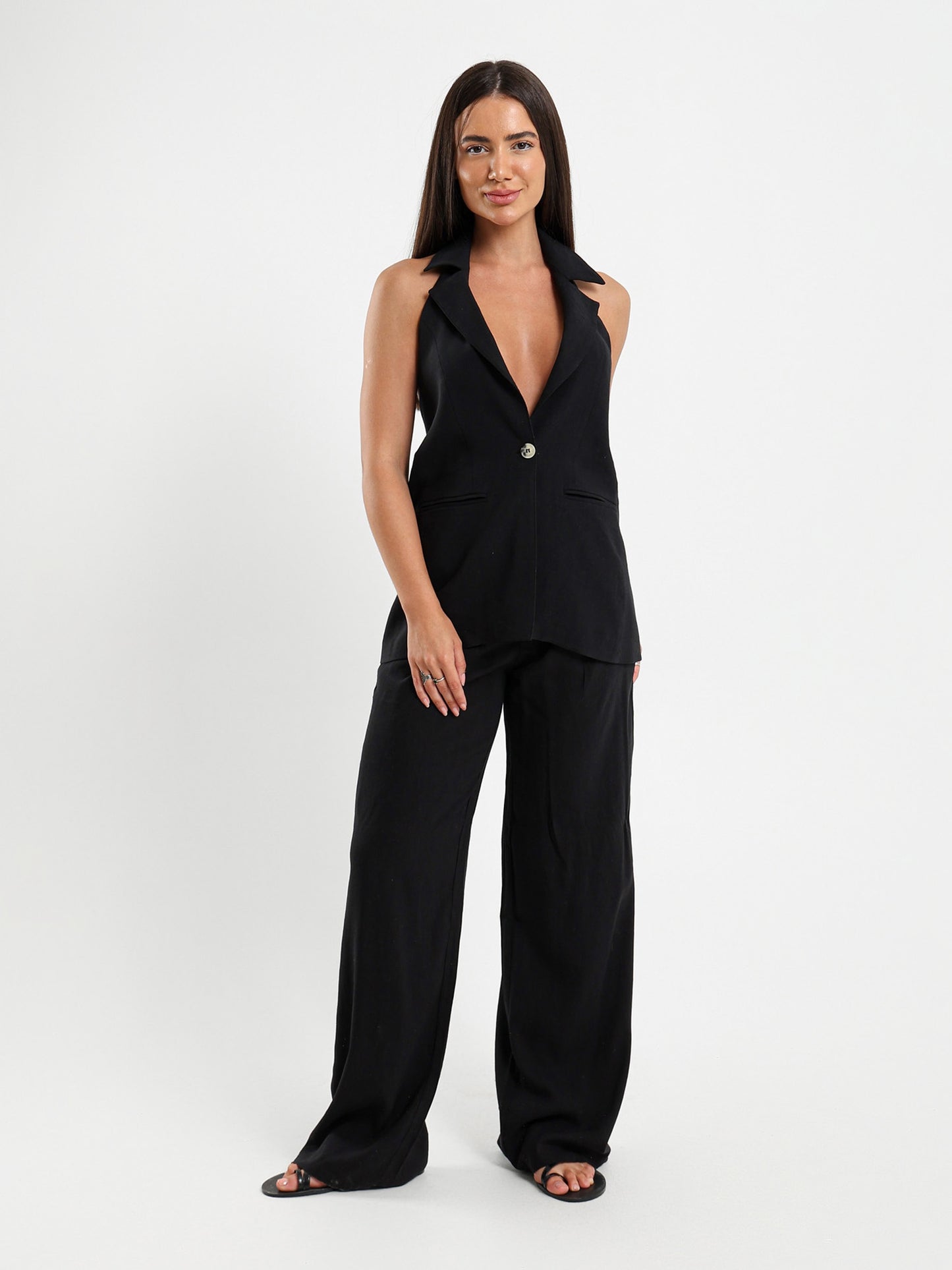 Halter Neck Loose Vest