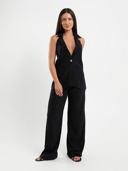 Halter Neck Loose Vest