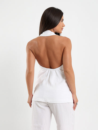 Halter Neck Loose Vest