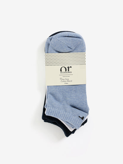 Pack of 3 Ankle Socks