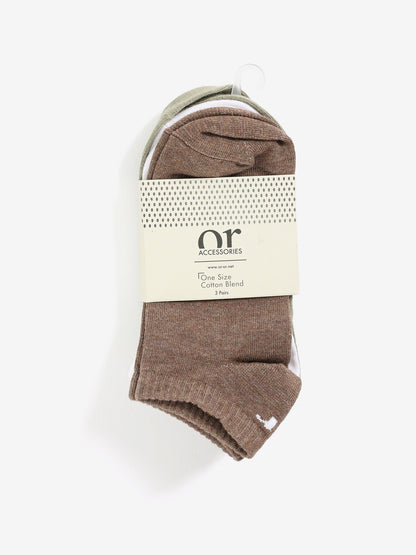 Pack of 3 Ankle Socks