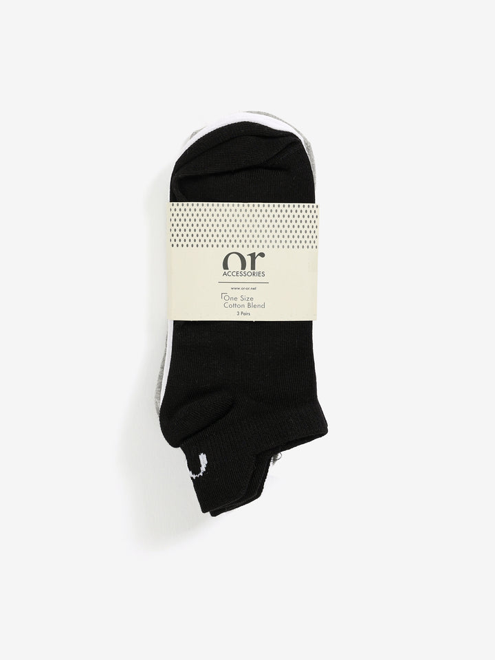 Pack of 3 Ankle Socks