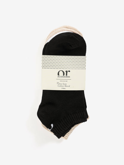 Pack of 3 Ankle Socks
