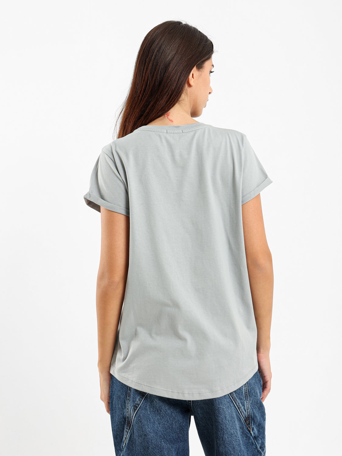 Front Text Print T-Shirt