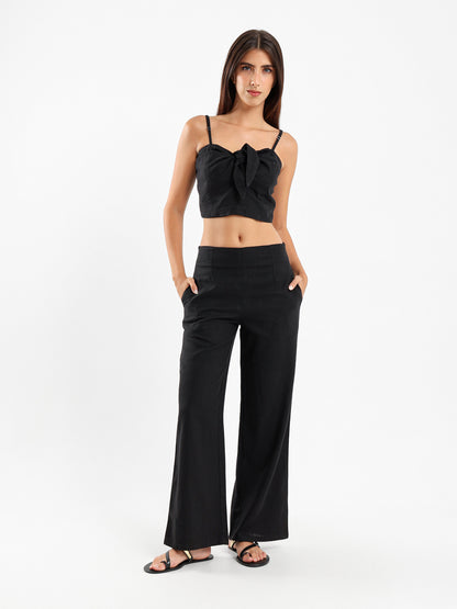 Front Tie Cropped Top