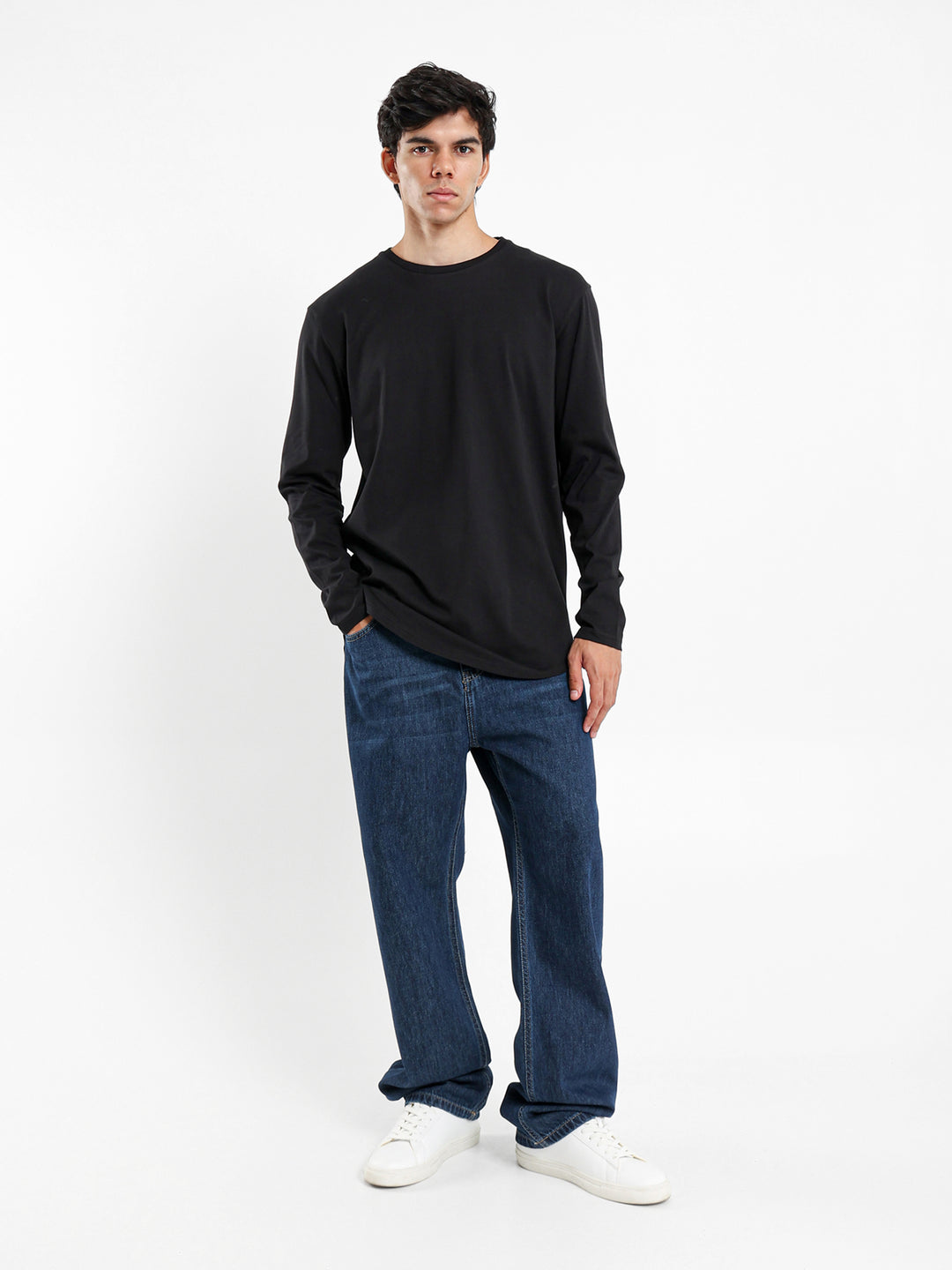 Long Line Long Sleeves T-Shirt
