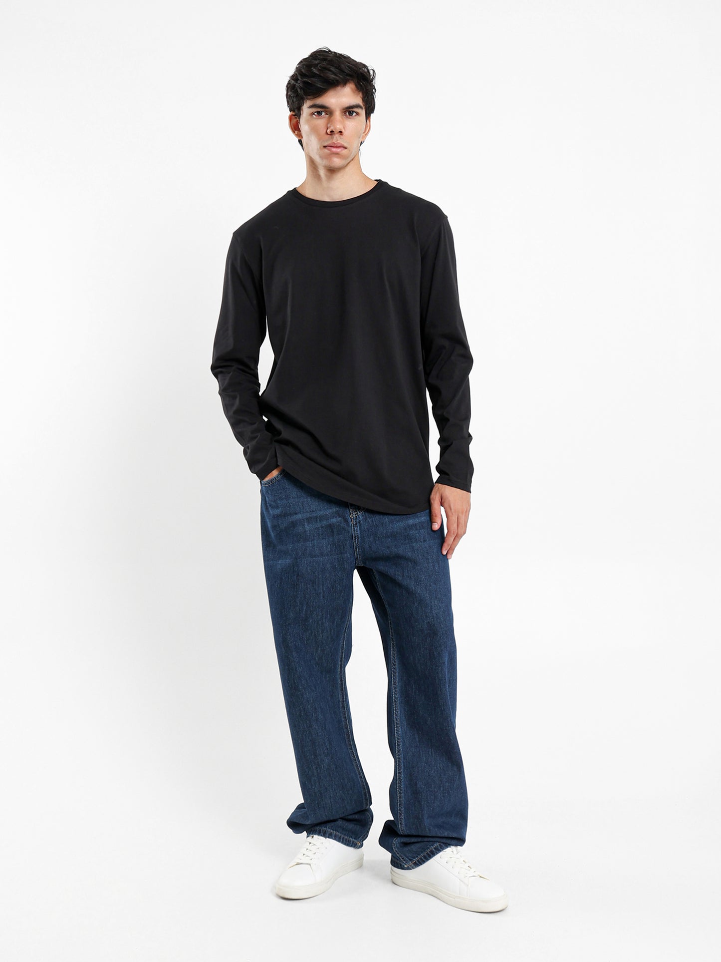Long Line Long Sleeves T-Shirt