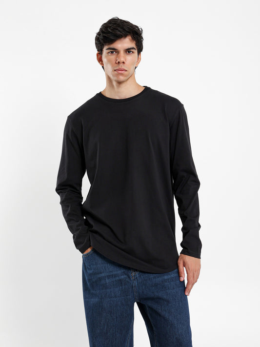 Long Line Long Sleeves T-Shirt
