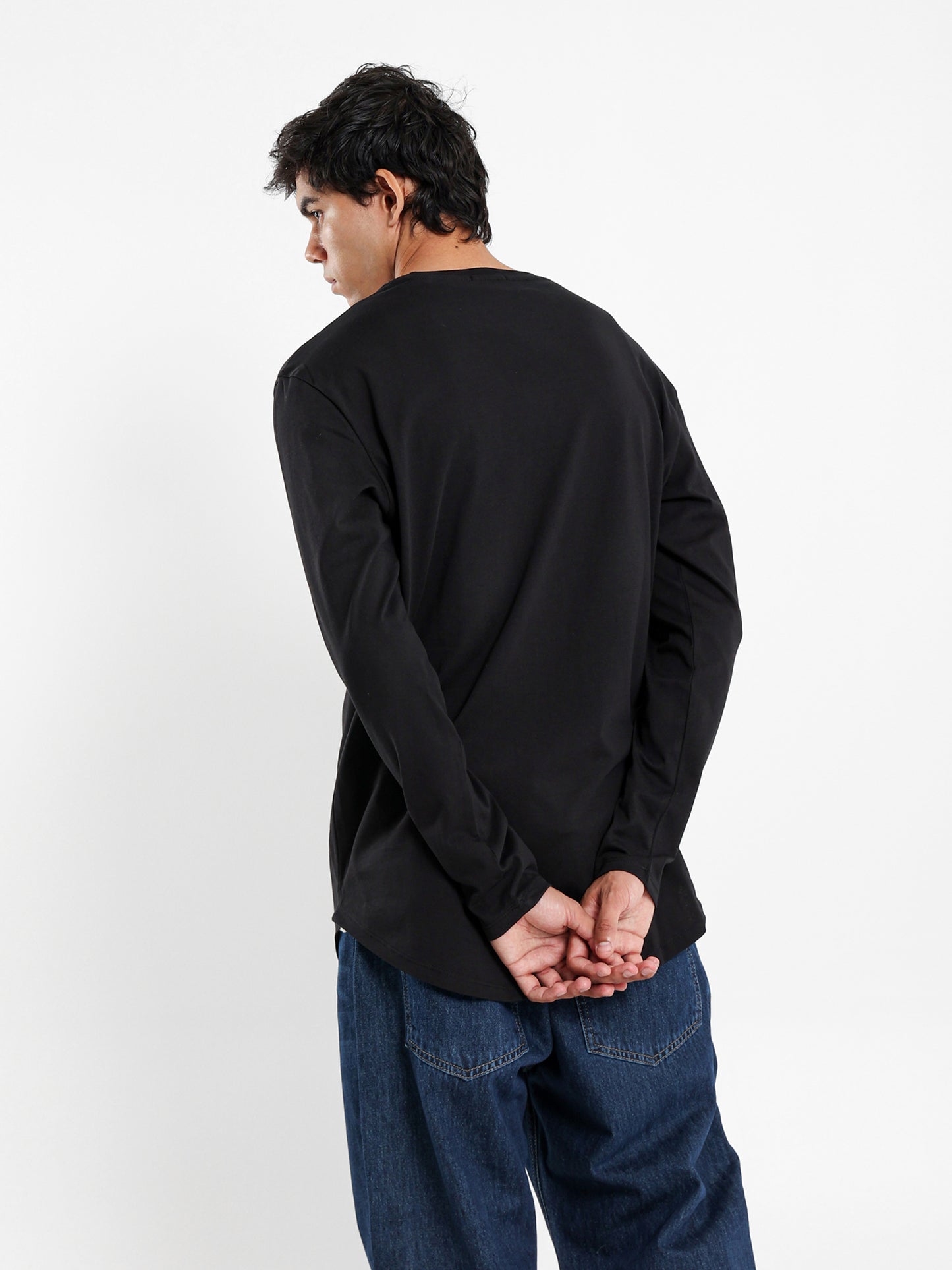 Long Line Long Sleeves T-Shirt