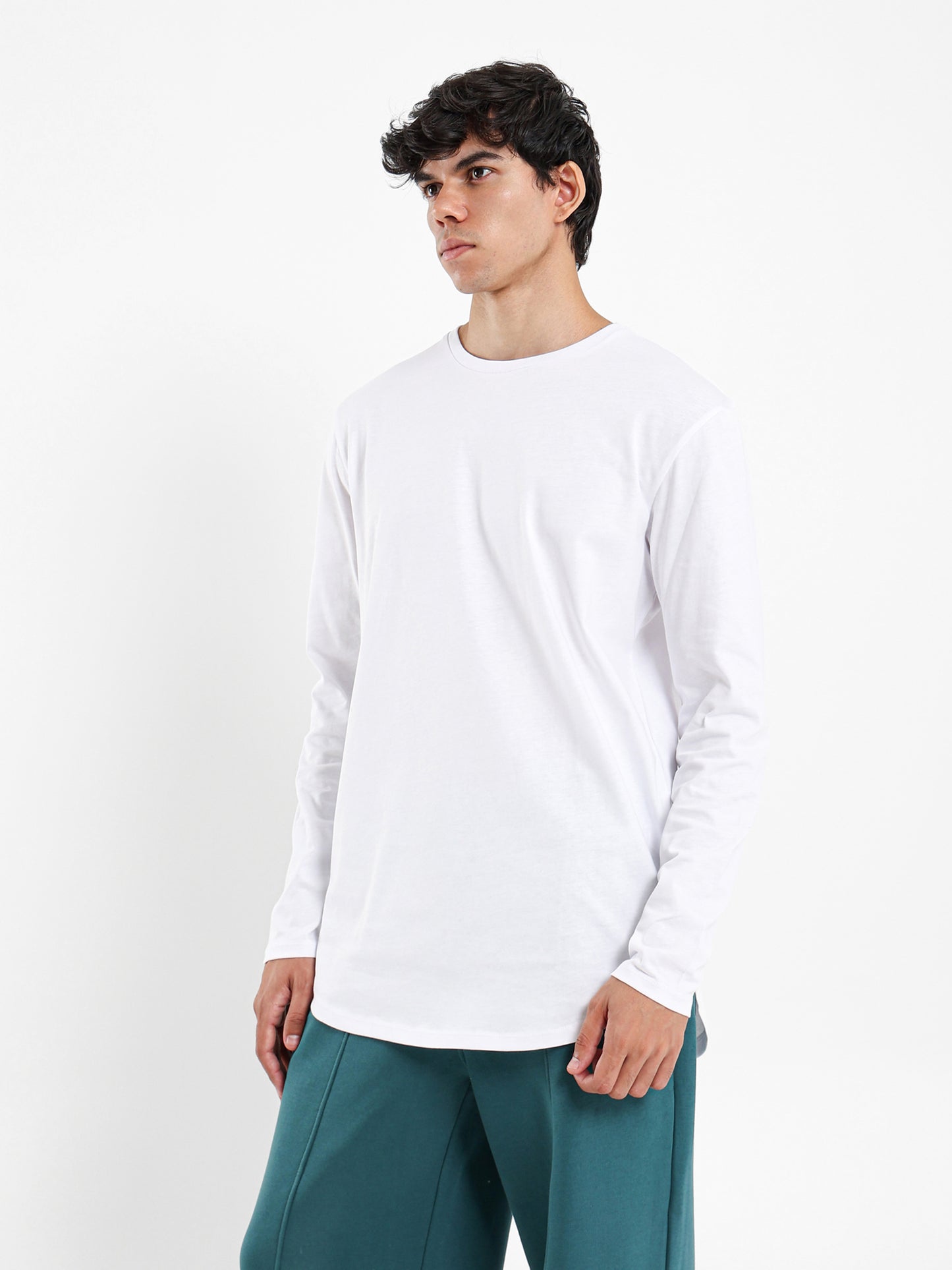 Long Line Long Sleeves T-Shirt