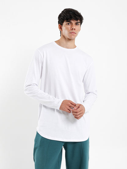 Long Line Long Sleeves T-Shirt
