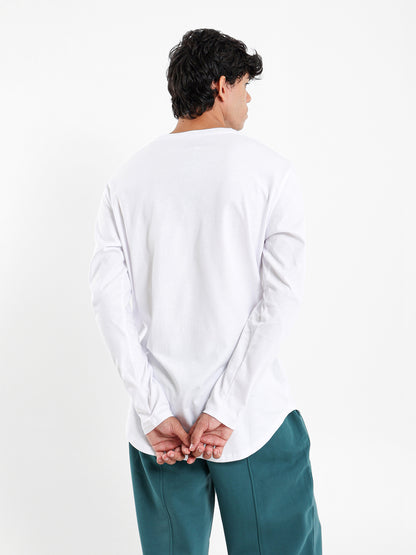 Long Line Long Sleeves T-Shirt