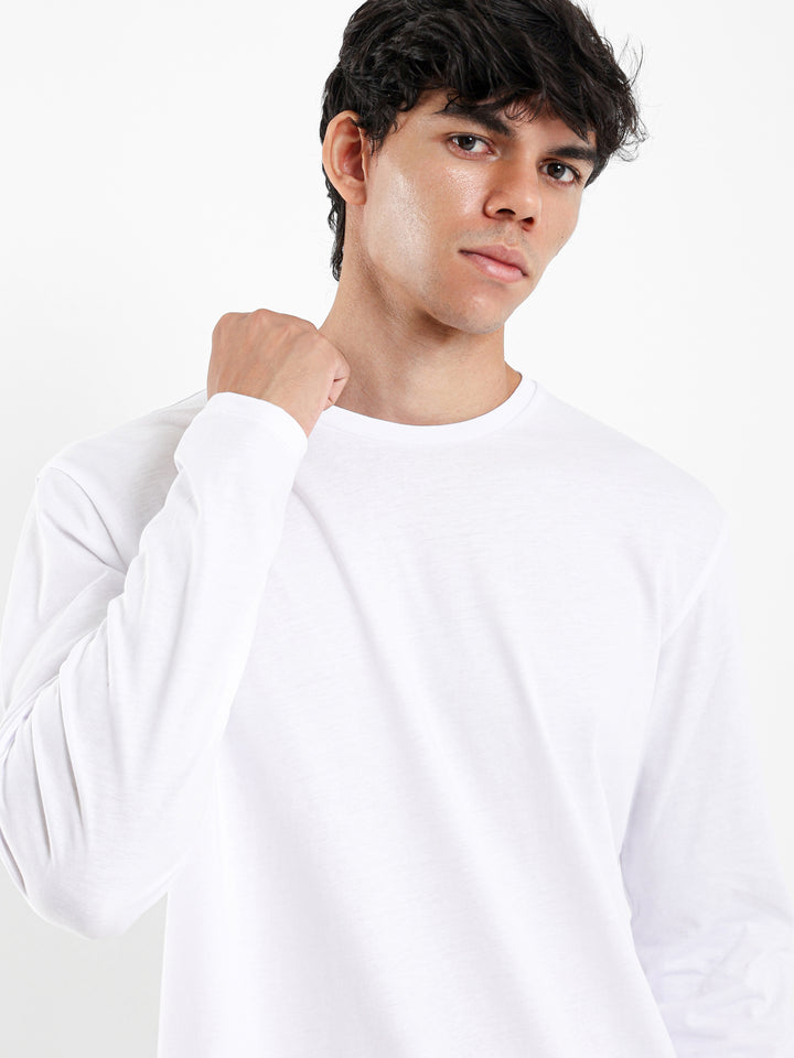 Long Line Long Sleeves T-Shirt