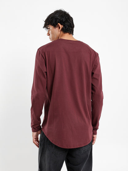 Long Line Long Sleeves T-Shirt