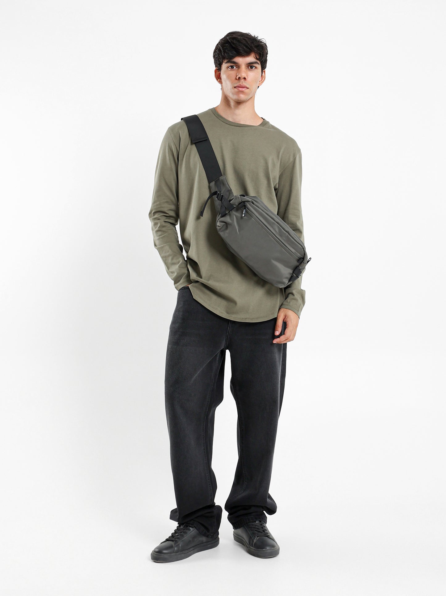 Long Line Long Sleeves T-Shirt