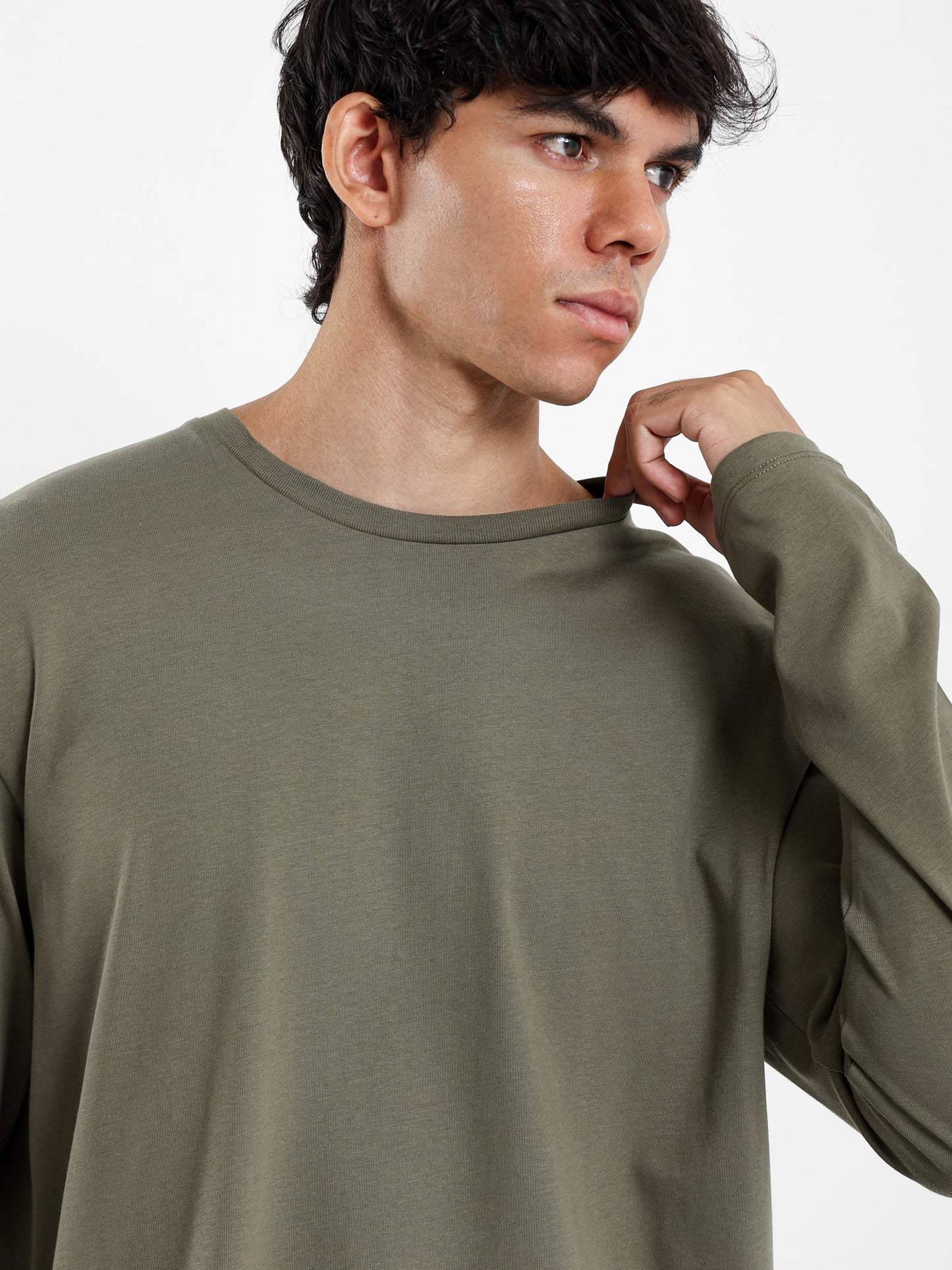 Long Line Long Sleeves T-Shirt