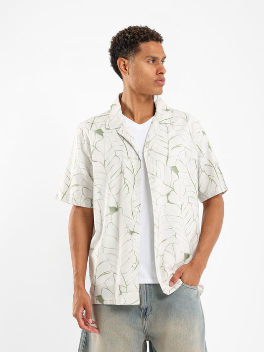 Faded Leaves Camp Shirt