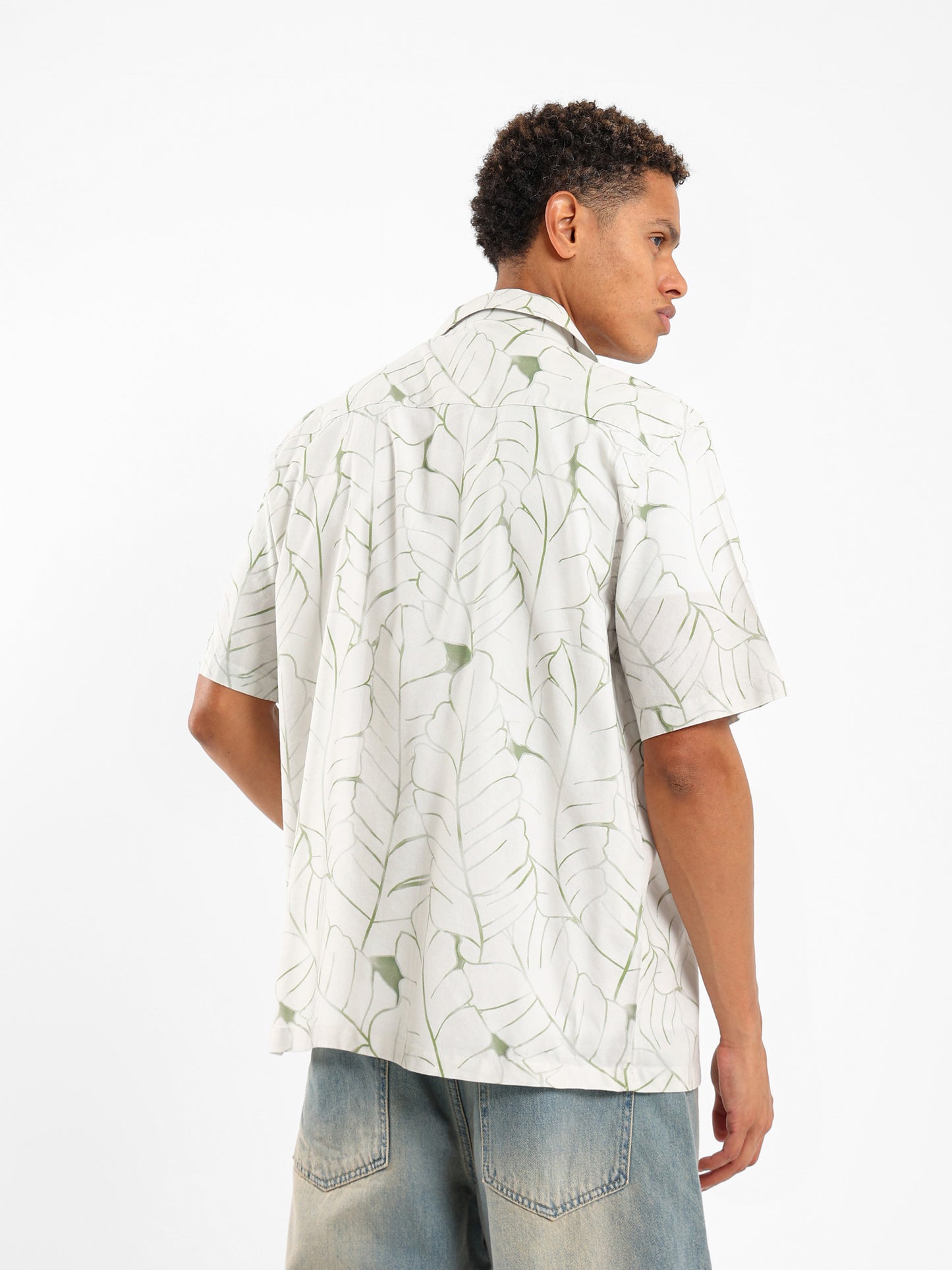Faded Leaves Camp Shirt