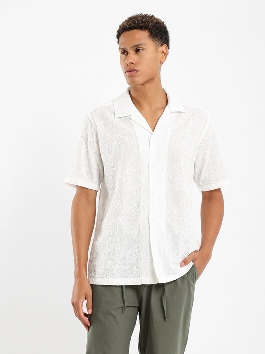 Embroidered Relaxed Fit Shirt