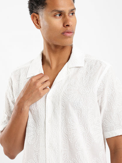 Embroidered Relaxed Fit Shirt