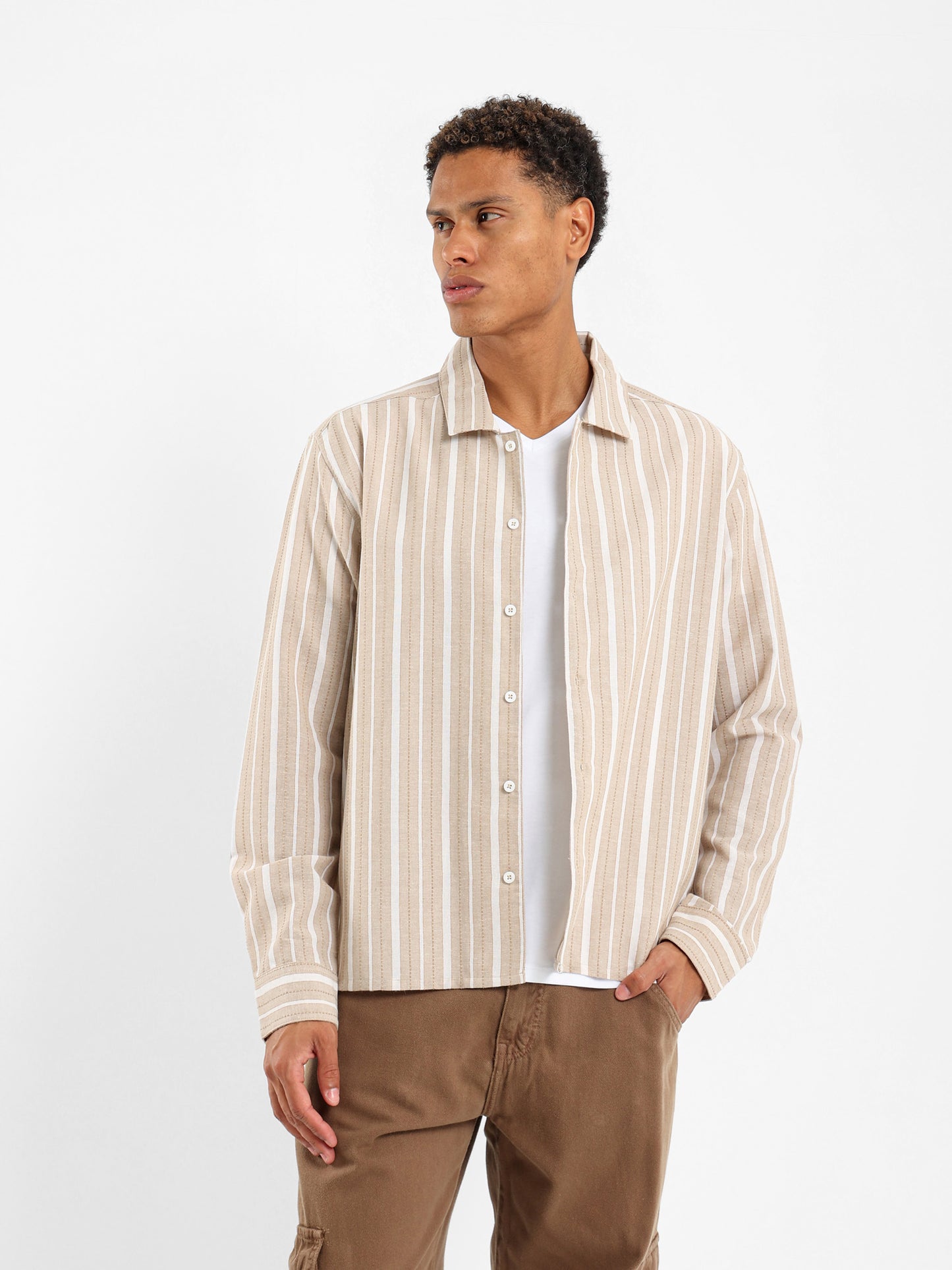 Striped Relaxed Fit Shirt