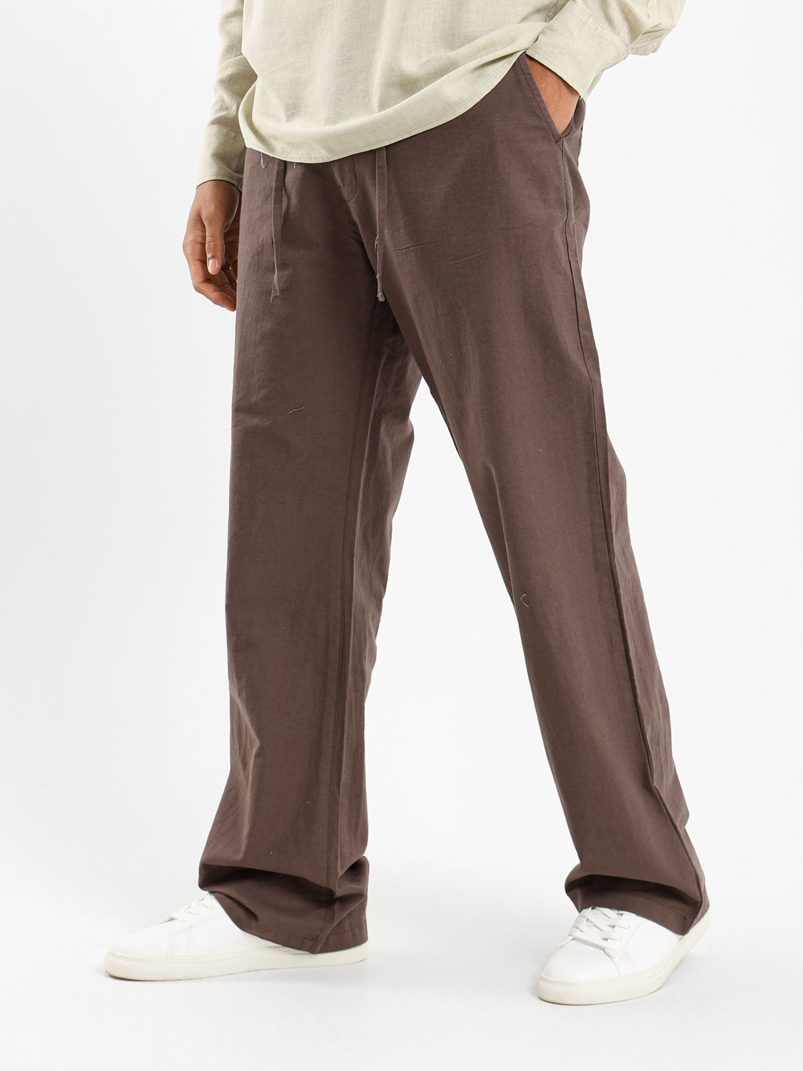 Regular Fit Linen Pants