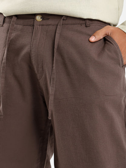 Regular Fit Linen Pants
