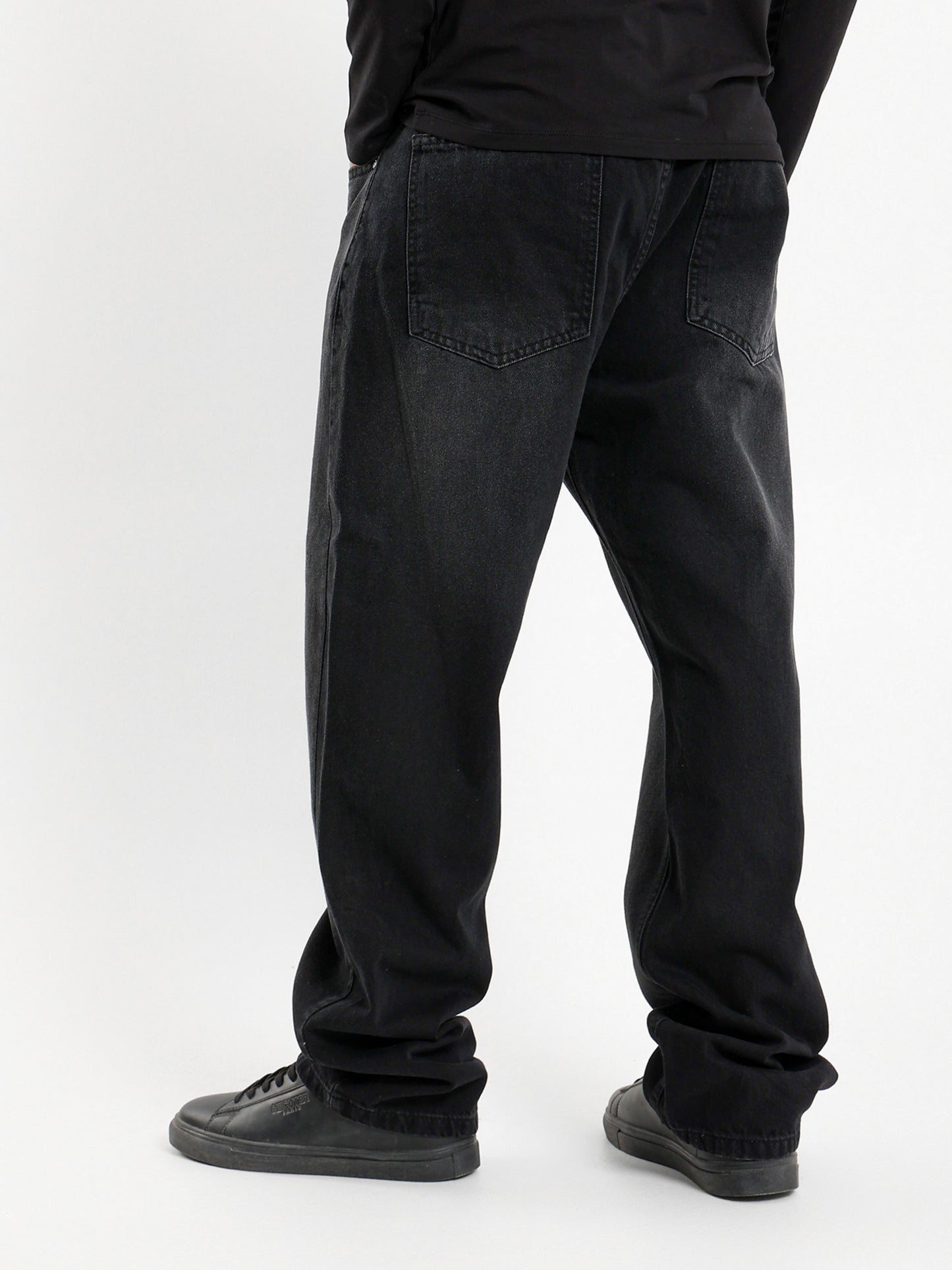 Regular Fit Washed Effect Jeans