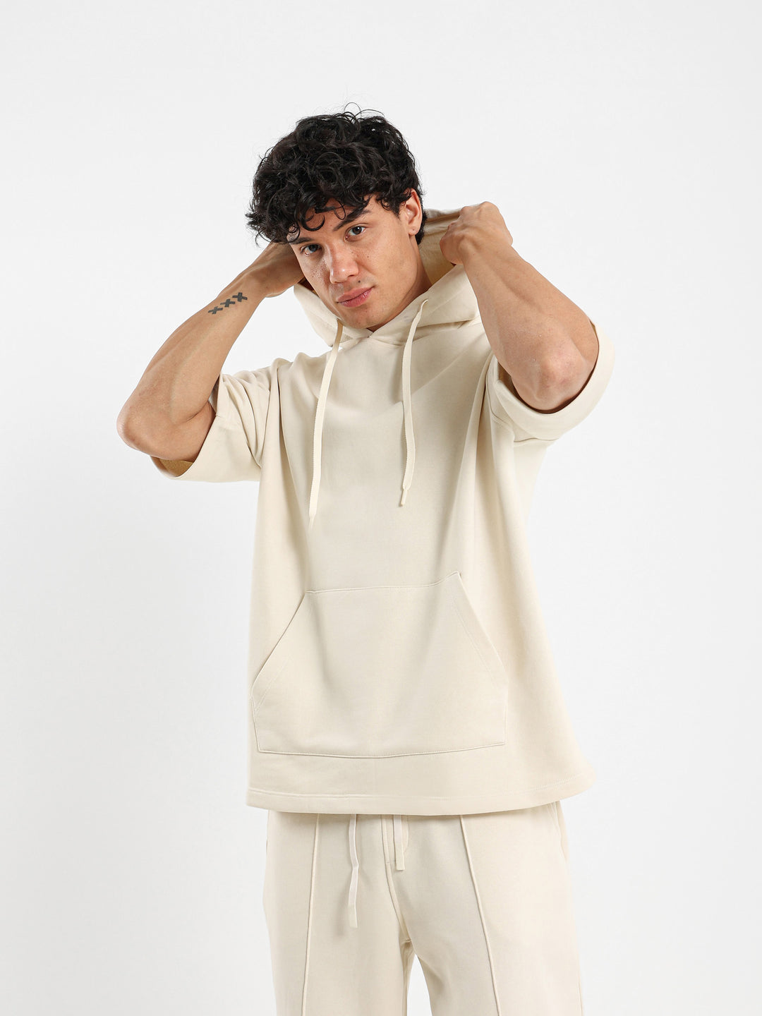 Hooded Short Sleeve Hoodie