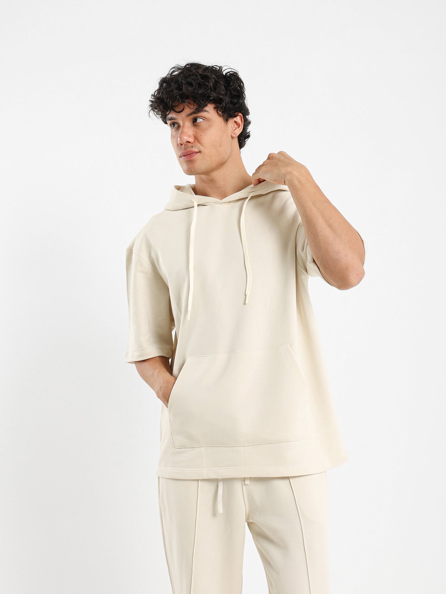 Hooded Short Sleeve Hoodie