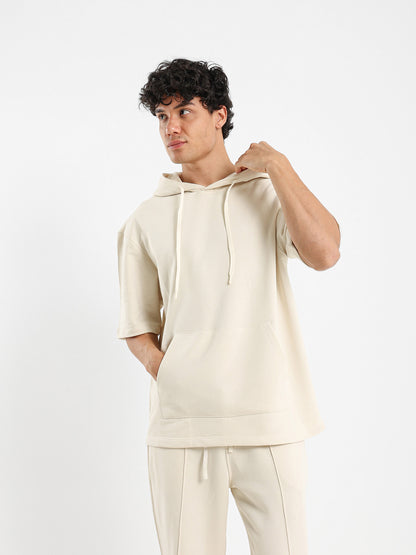 Hooded Short Sleeve Hoodie