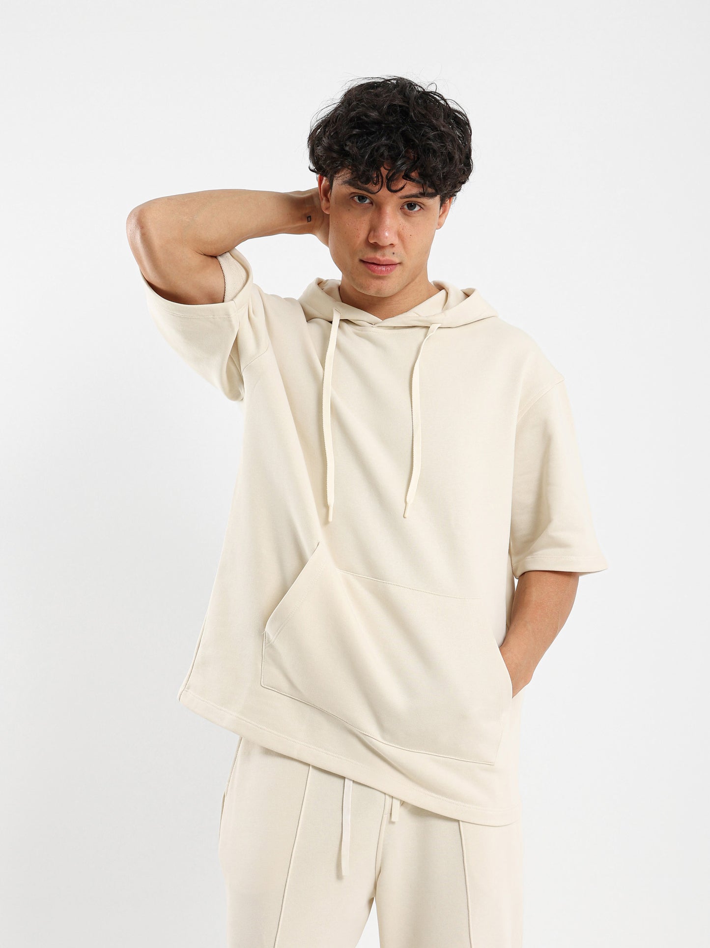 Hooded Short Sleeve Hoodie