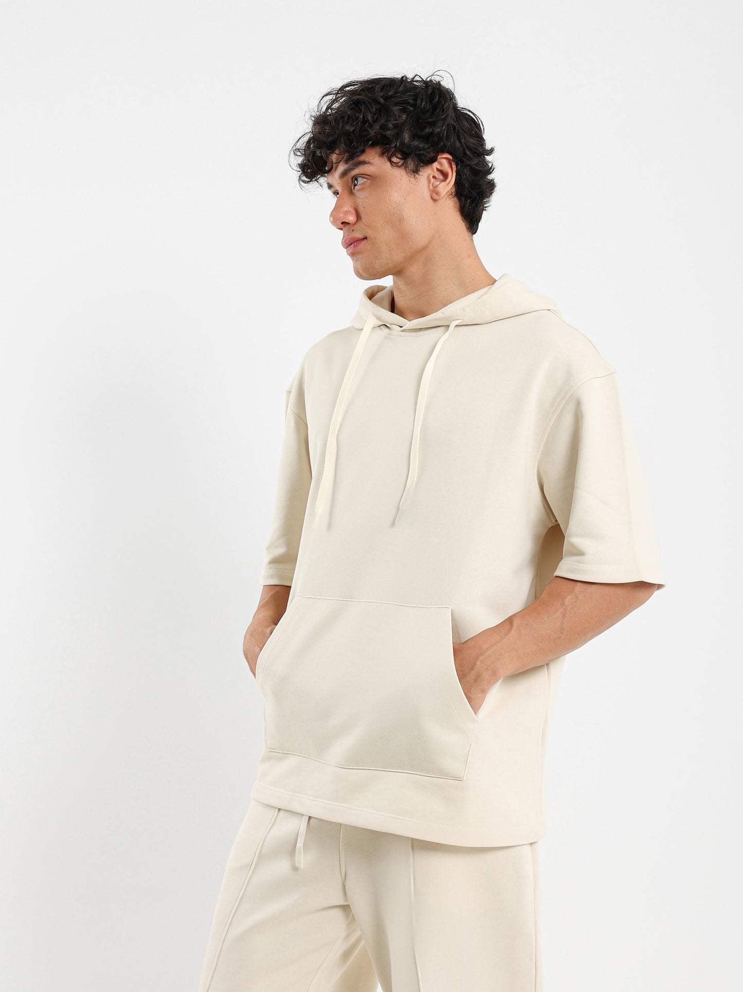 Hooded Short Sleeve Hoodie