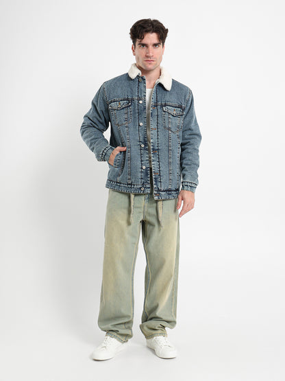 Relaxed Gradient Wash Jeans