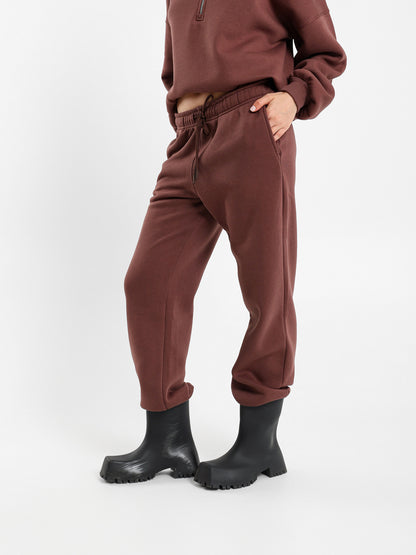 High Waist Sweatpants With Cuffs