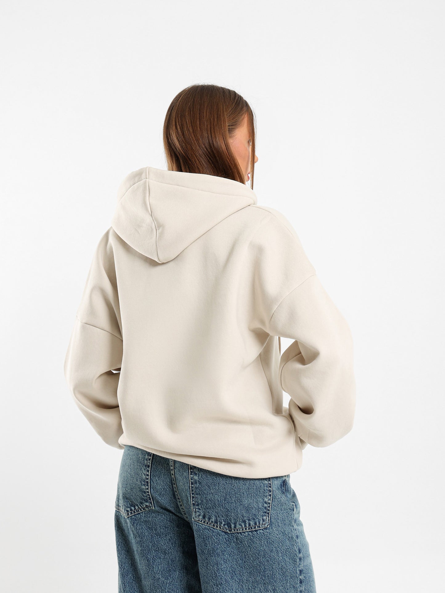 Oversized V-Neck Sweatshirt