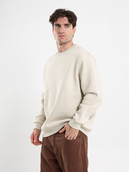 Round Neck Oversized Sweatshirt