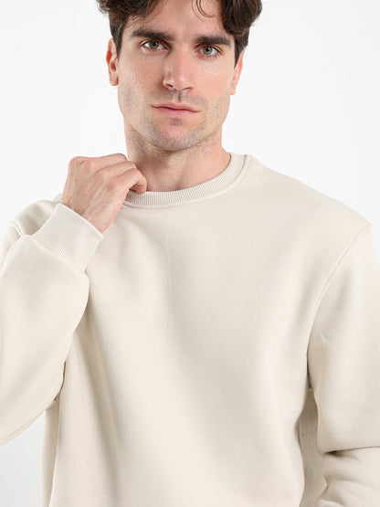 Round Neck Oversized Sweatshirt