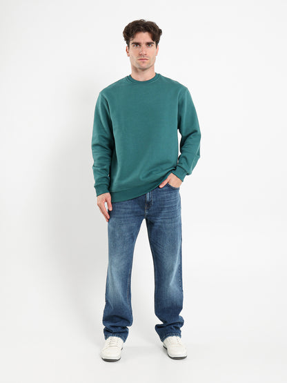 Round Neck Oversized Sweatshirt