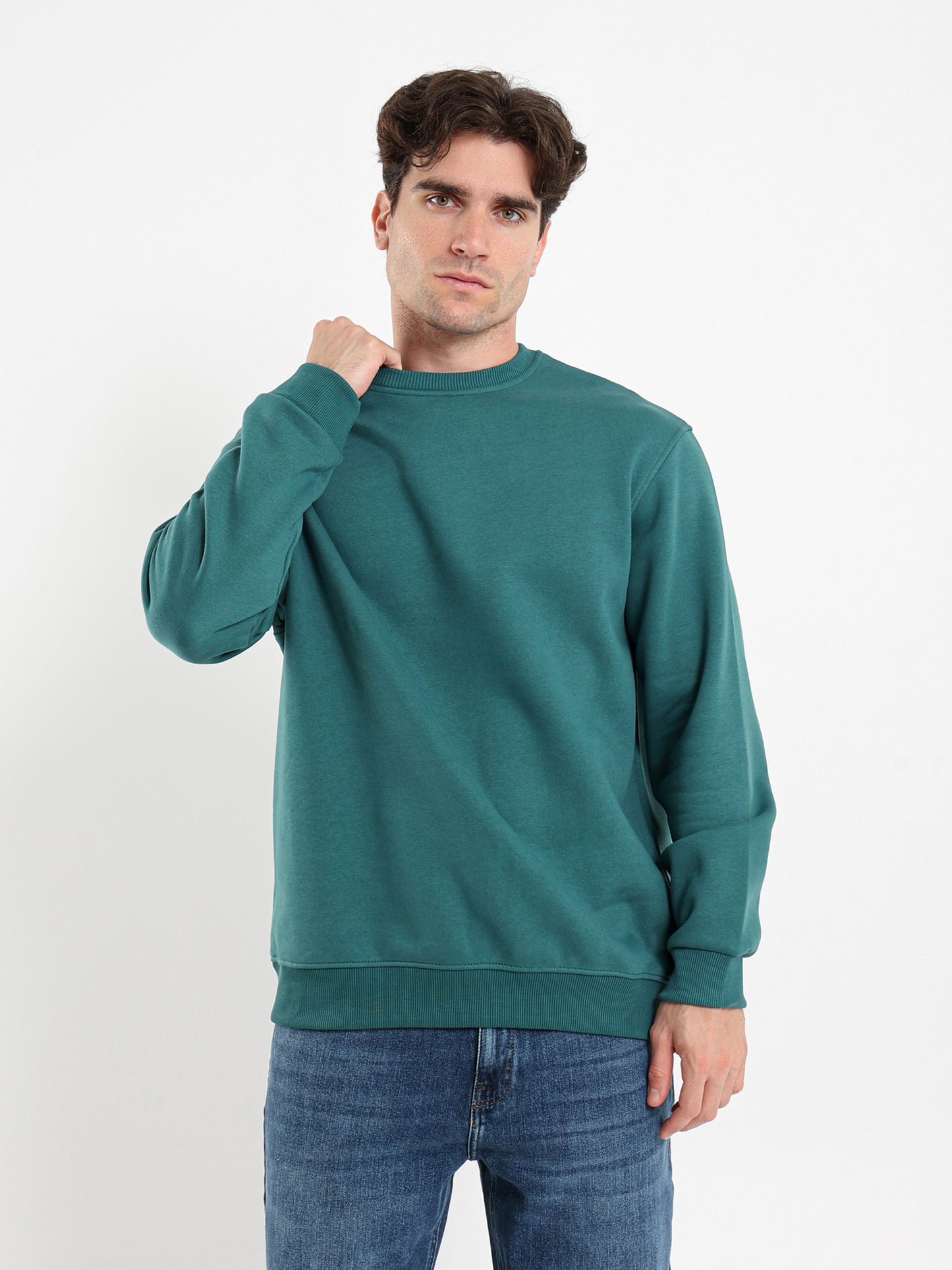 Round Neck Oversized Sweatshirt