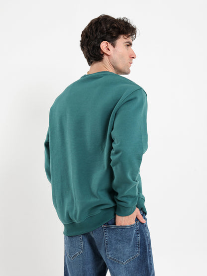 Round Neck Oversized Sweatshirt