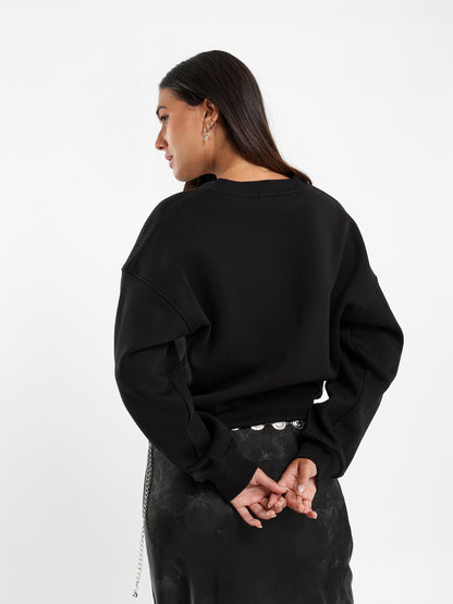 V Neck Sweatshirt