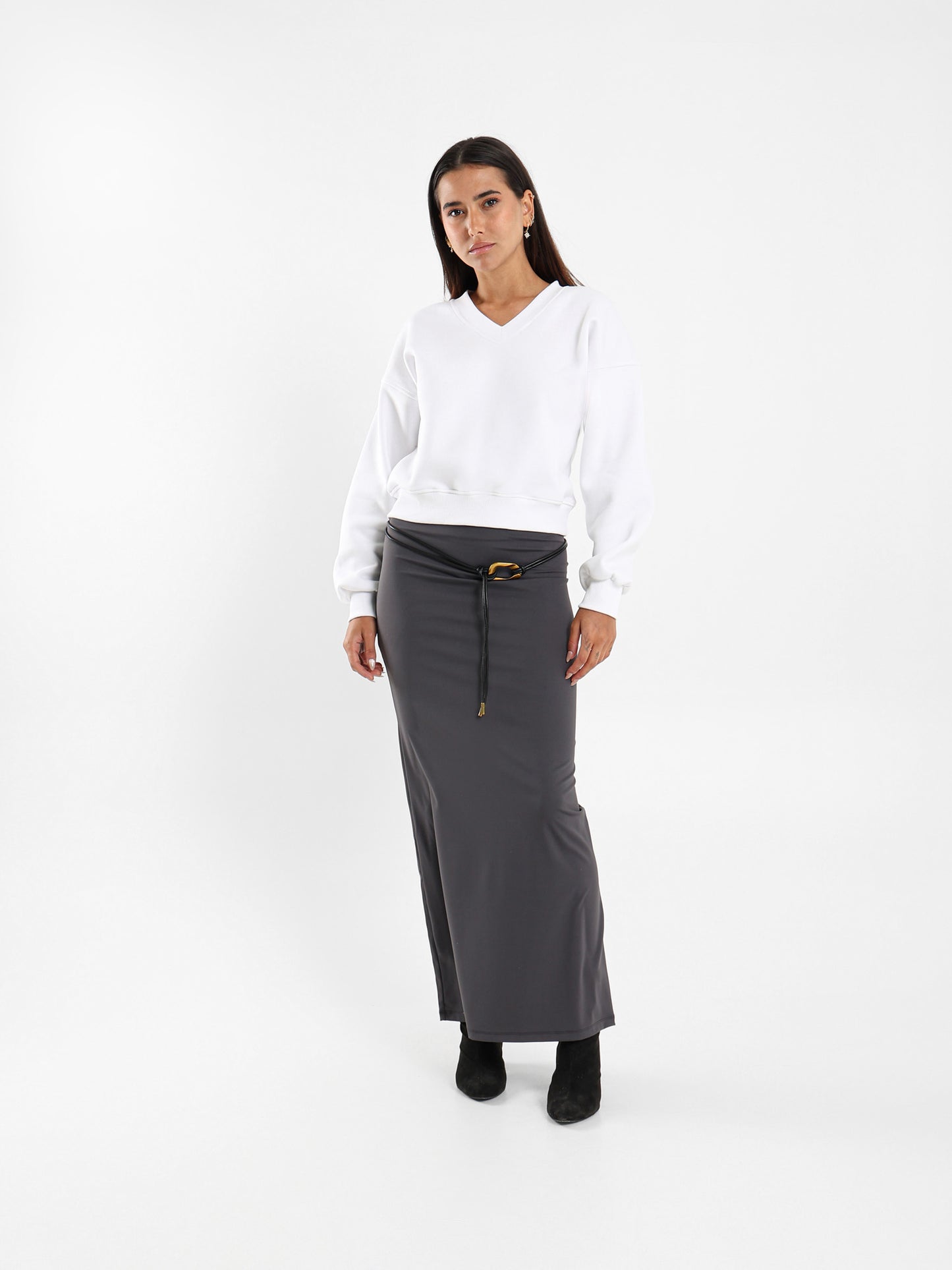 Soft Line Maxi Skirt